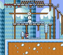 SMW Christmas Edition Screenshot